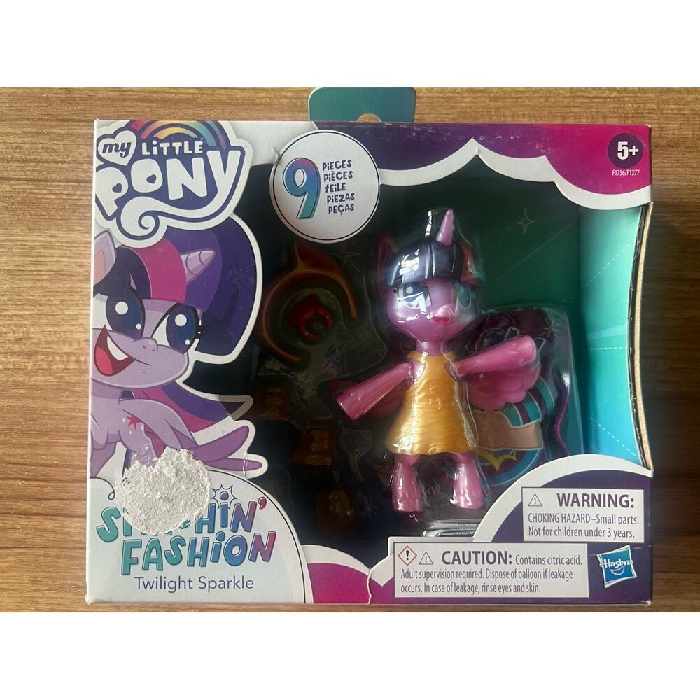My Little Pony Smashin’ Fashion Twilight Sparkle Set 3 Inch Poseable Figure 9 RD